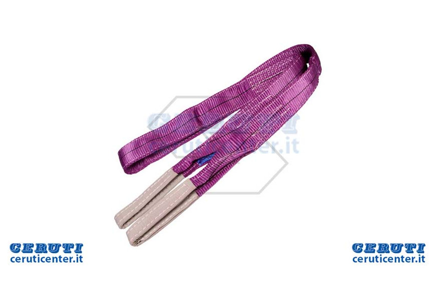 Braca Piatta En polyester avec oeillets M 2 x 50 mm