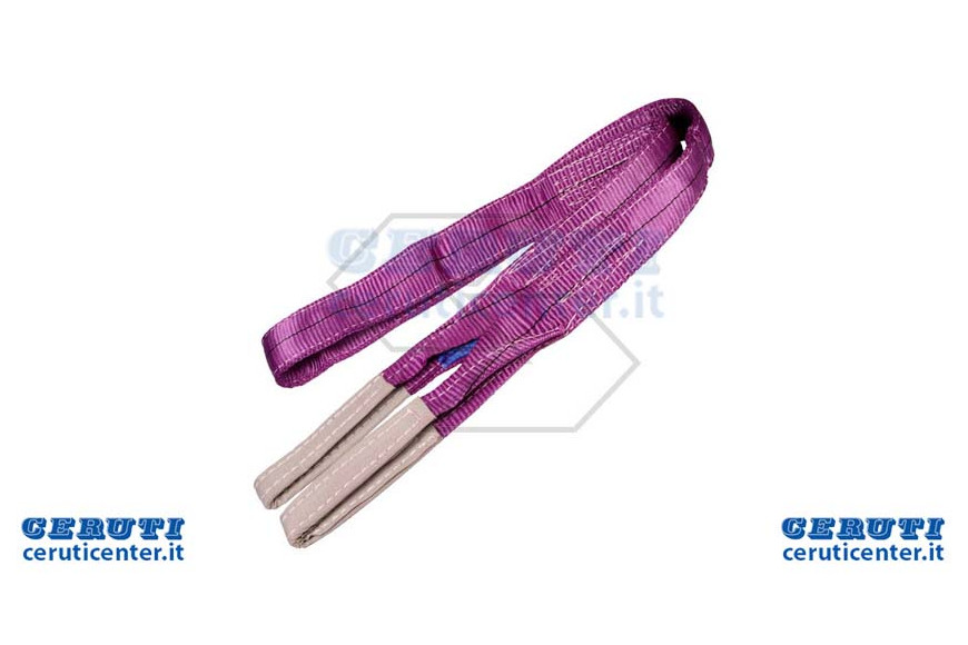 Braca Piatta In Poliestere Con Asole 4 M X 50 Mm