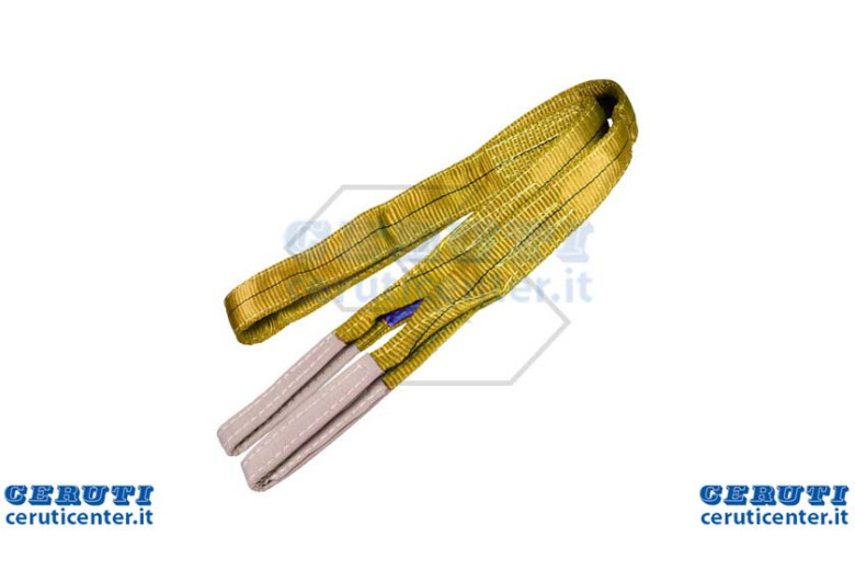 Braca Piatta En polyester avec oeillets M 4 x 90 mm