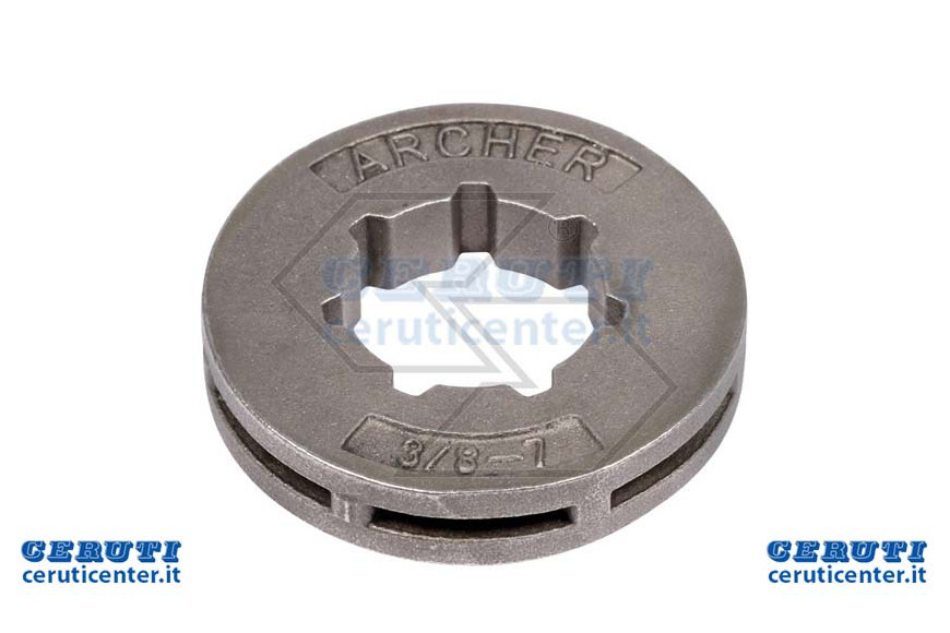 Bague 3/8 « » 7 dents Petit D.17,5