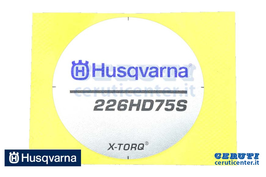 Etichetta Per 226Hd75S - Originale Husqvarna - 528051701