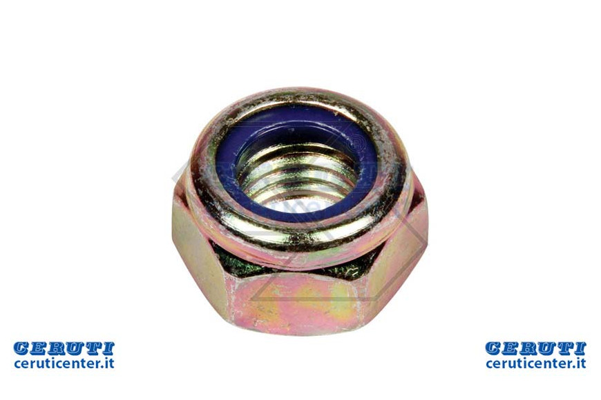 Left Galvanized nut M12x1.75