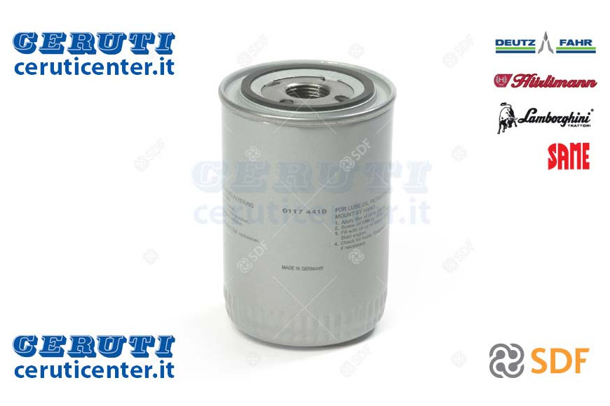 Oil Filter Motor- Original SDF - 01174418