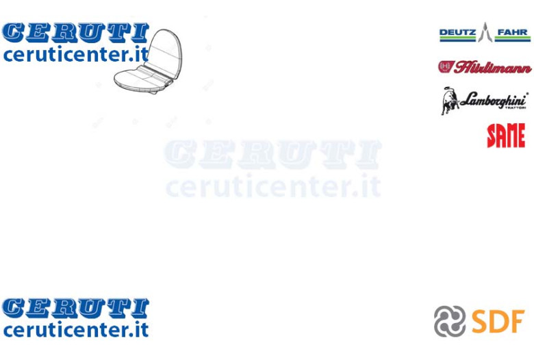 Asiento de pasajero SDF - Original - 0.027.3112.4/20