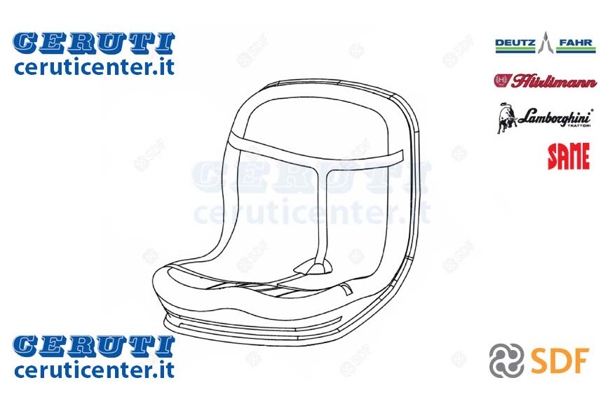 Sedile Conducente - Originale SDF - 0.900.1541.2