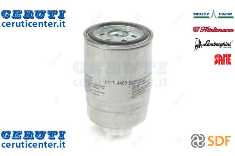 Elemento Filtro Combustibile - Originale SDF - 01174483