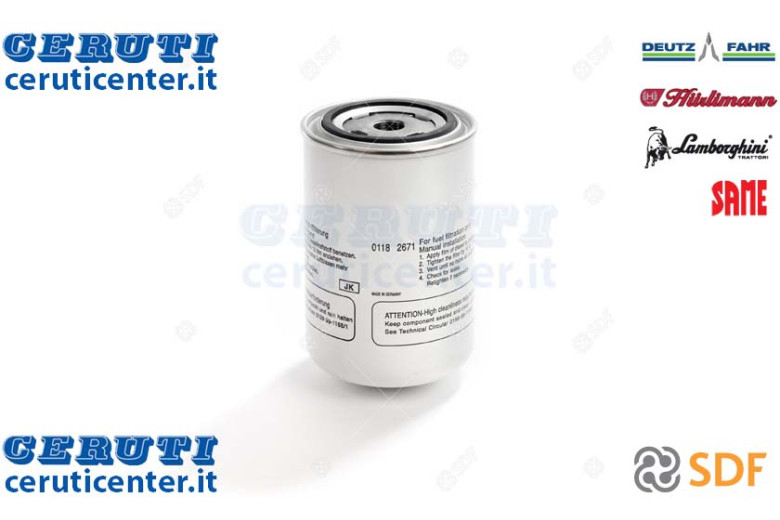 Fuel Filter Element - Original SDF - 01182671