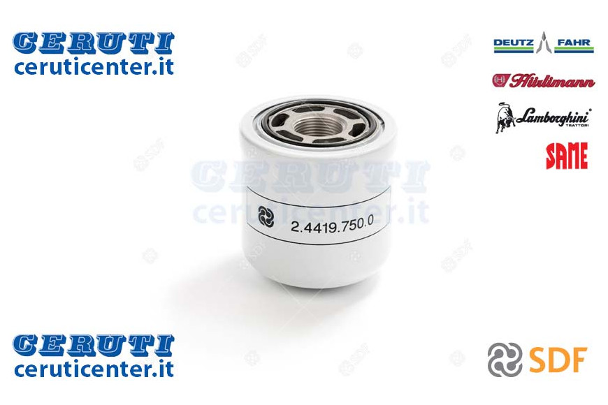 Elemento Filtrante Olio Idraulico - Originale SDF - 2.4419.750.0