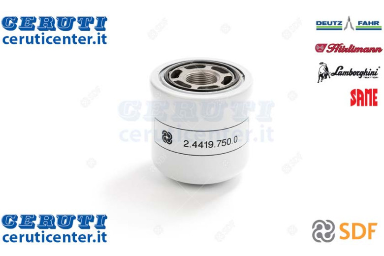 Elemento Filtrante Olio Idraulico - Originale SDF - 2.4419.750.0