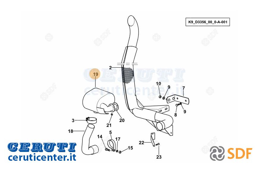 Abgasschalldämpfer - Original SDF - 04452850/10
