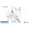 Exhaust pipe - Original SDF - 04436011.4 / 20