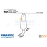 Silenciador de escape SDF - Original - 04383233