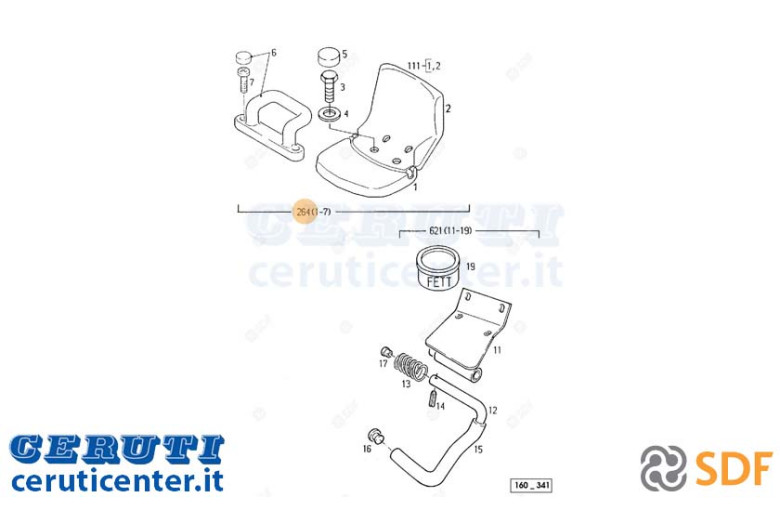 Beifahrersitz - Original SDF - 03607264