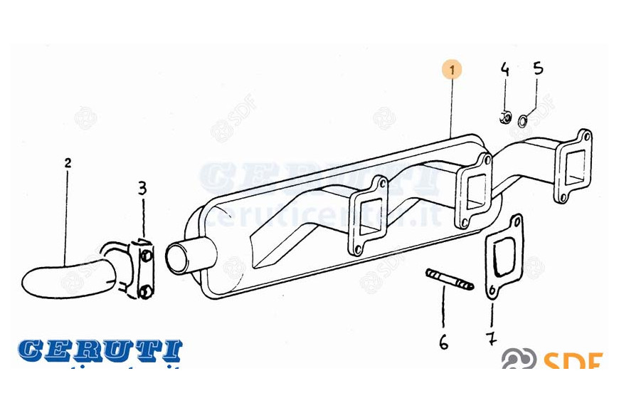 Abgasschalldämpfer - Original SDF - 0.475.5610.3/10