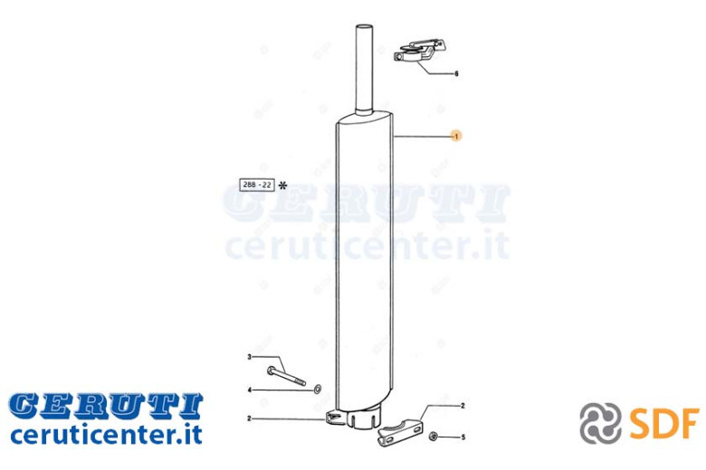 Abgasschalldämpfer - Original SDF - 0.285.5630.3/20