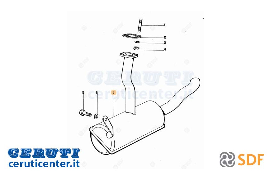Abgasschalldämpfer - Original SDF - 0.244.5610.2/20