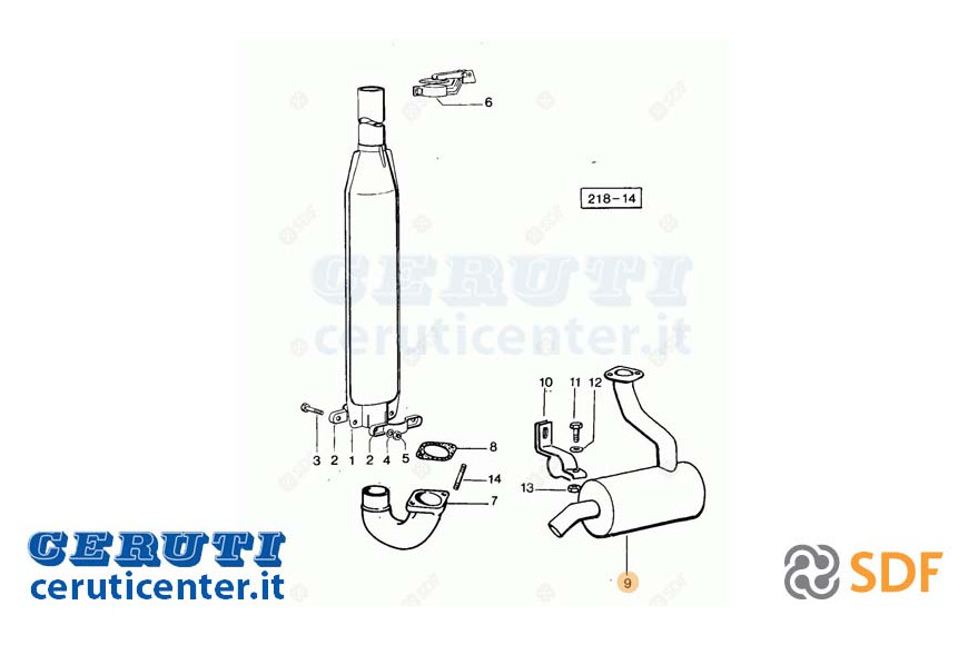 Abgasschalldämpfer - Original SDF - 0.218.5610.2