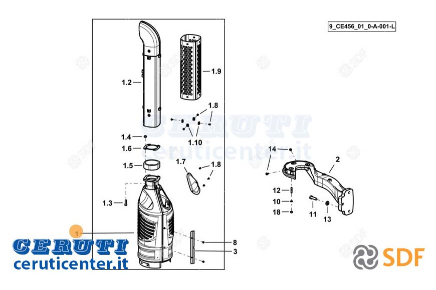 Abgasschalldämpfer - Original SDF - 0.027.8372.4/10