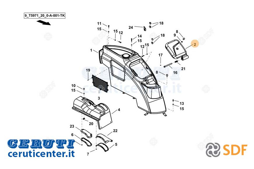 Passenger Seat - Original SDF - 0.025.1195.2