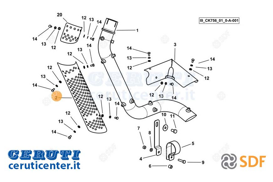 Auspuffschutz - Original SDF - 0.023.2893.0
