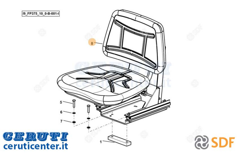 Driver Seat - Original SDF - 0.022.4323.0/30