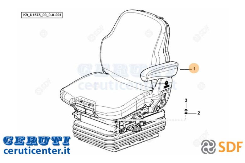 Driver Seat - Original SDF - 0.019.4641.4/10