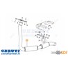 Auspuffrohr - Original SDF - 0.016.0800.3