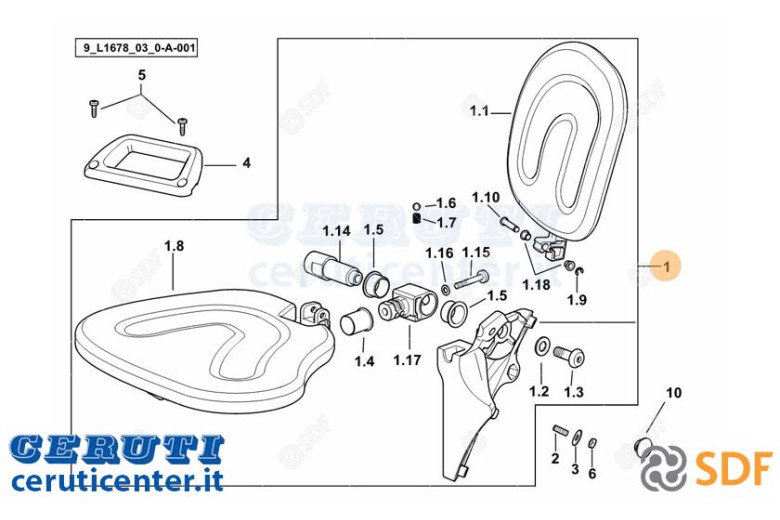 Beifahrersitz - Original SDF - 0.016.2745.4/50