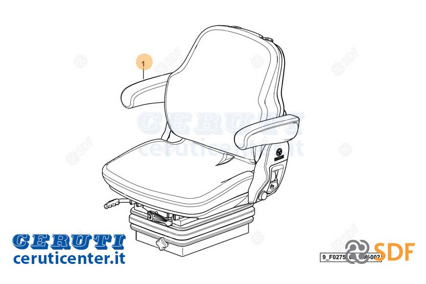 Driver Seat - Original SDF - 0.014.3060.4/20