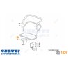 Asiento de pasajero SDF - Original - 0.009.9189.2