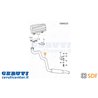 Exhaust pipe - Original SDF - 0.007.7655.3/20