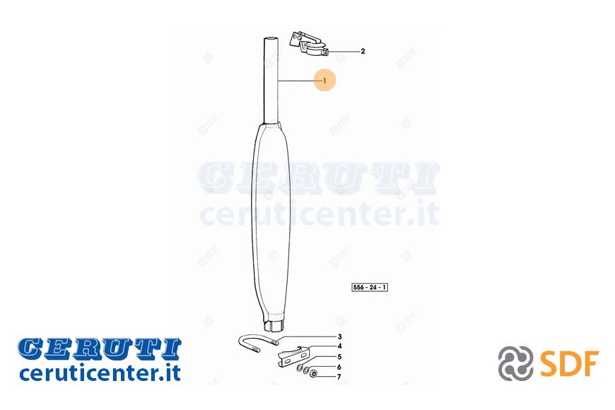Abgasschalldämpfer - Original SDF - 0.007.9512.3