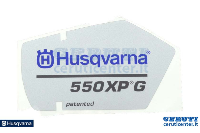 550Xpg Etikett - Original Husqvarna - 523 083 204