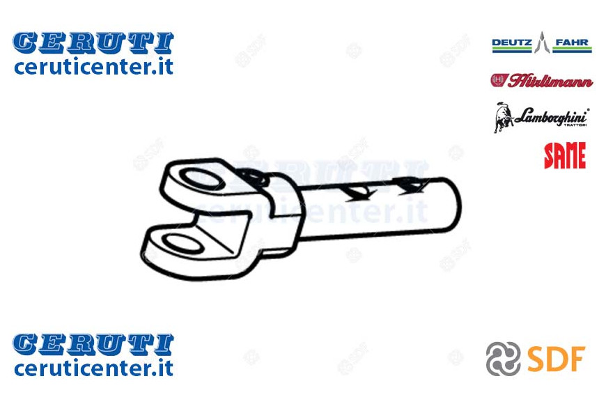 Threaded rod stabilizer - Original SDF - 0.012.0163.3/10