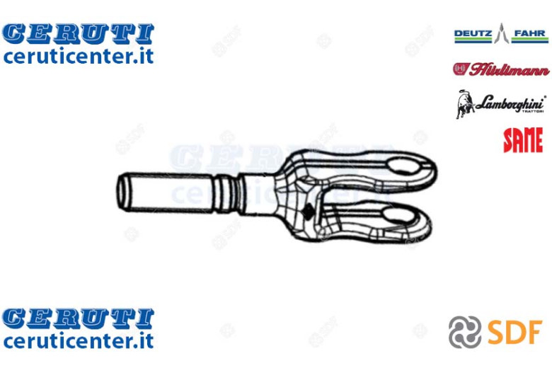 Threaded rod stabilizer - Original SDF - 04419727
