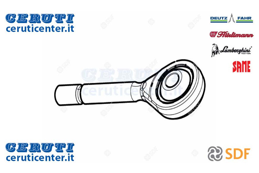 Threaded rod stabilizer - Original SDF - 0.010.5226.3/10
