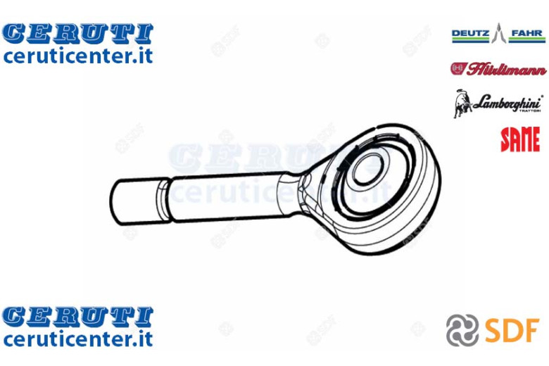 Threaded rod stabilizer - Original SDF - 0.017.6056.3/10