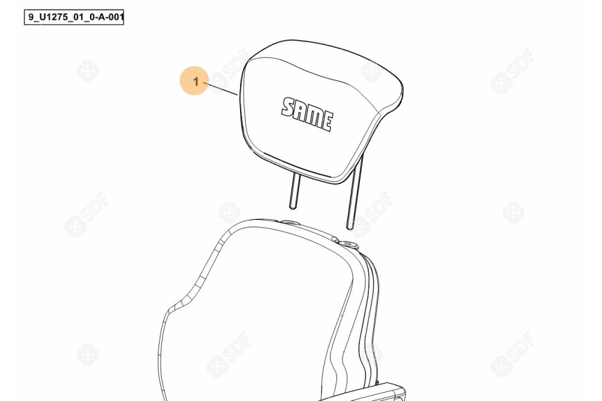 Headrests - Original SDF - 0.019.4674.0/20