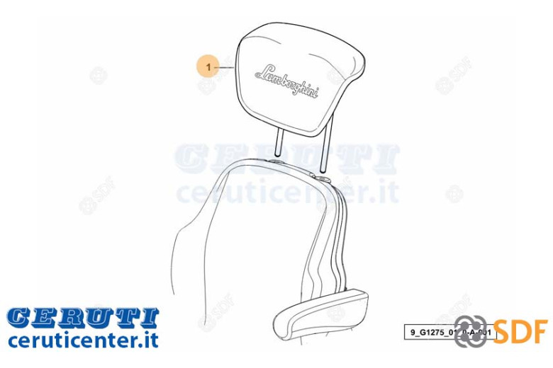 Headrests - Original SDF - 0.014.4891.0/10