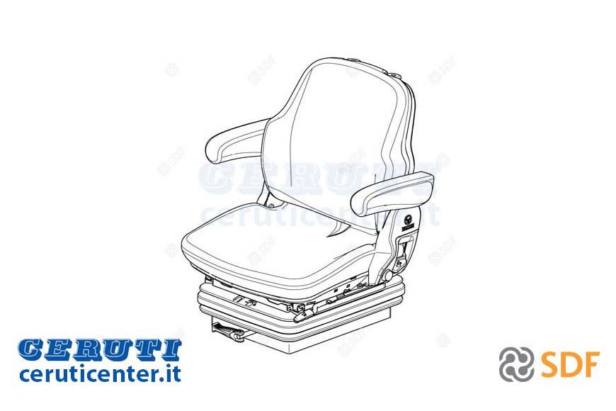 Sedile Conducente - Originale SDF - 0.019.4952.4