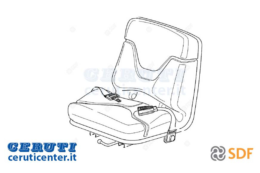 Sedile Conducente - Originale SDF - 0.013.5662.4