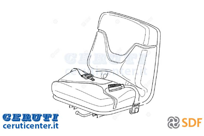 Sedile Conducente - Originale SDF - 0.013.5662.4