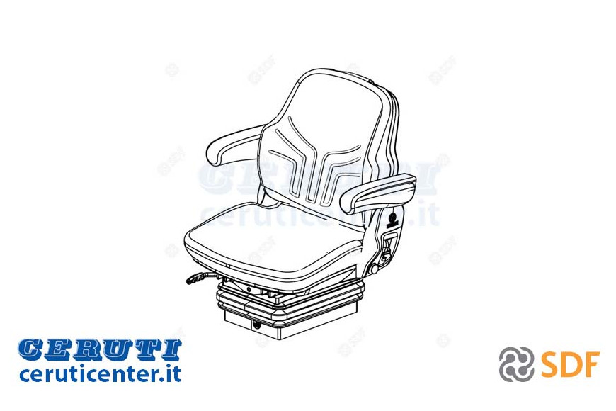 Asiento del conductor, SDF - Original - 0.010.7727.4/30