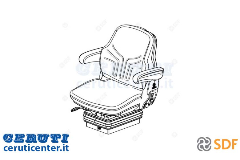 Asiento del conductor, SDF - Original - 0.010.7727.4/30