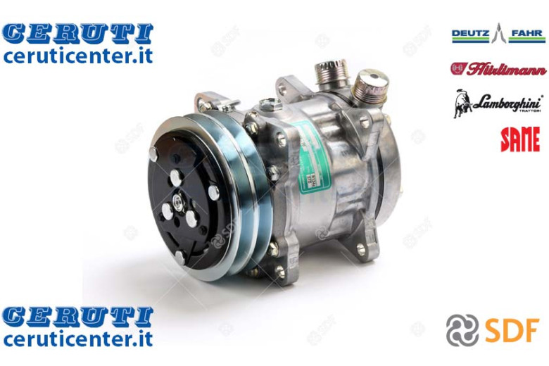 Air Conditioning Compressor 100cc - Original SDF - 0.007.6273.4