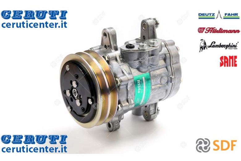 Air Conditioning Compressor 100cc - Original SDF - 0.007.7197.4
