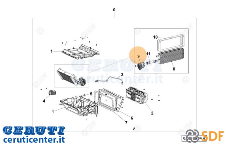 Tap Radiator Air Conditioning - Original SDF - 0.900.7440.3