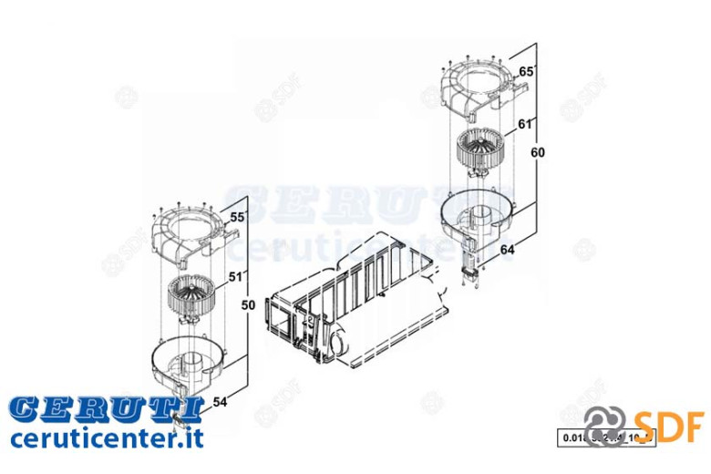 Ventola Cabina - Originale SDF - 0.900.7516.2