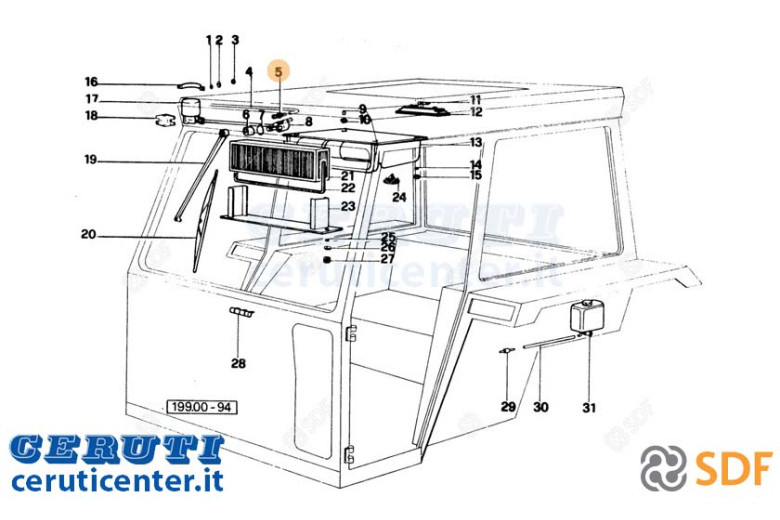 Sprinkler Wipers - Original SDF - 0.9218.565.0