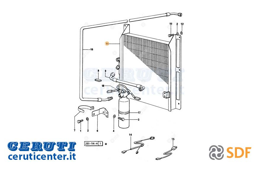 Air Conditioning Condenser - Original SDF - 0.98703.50.3/20